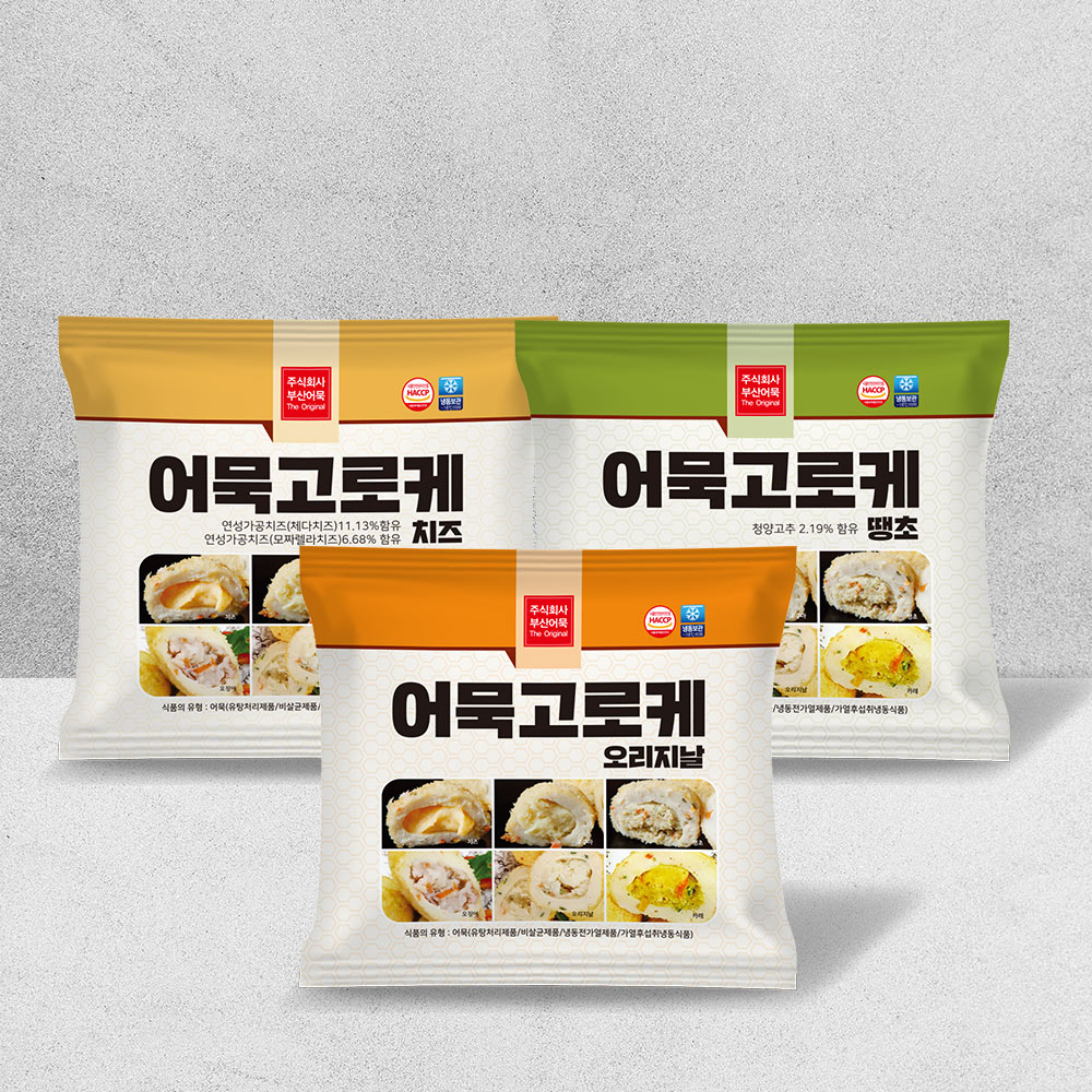 어묵고로케 (오리지날,치즈,땡초) 280g